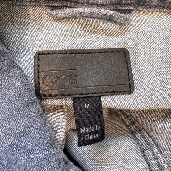 ASOS Denim Blue Jean Jacket (M) - Picture 7 of 8